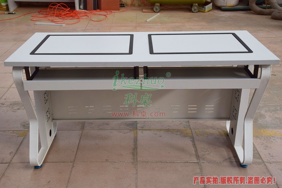 科桌家具,翻轉(zhuǎn)電腦桌,雙人電腦桌,雙人位金屬腳架帶邊框翻轉(zhuǎn)電腦桌K16-C 科桌家具,翻轉(zhuǎn)電腦桌,雙人電腦桌,雙人位金屬腳架帶邊框翻轉(zhuǎn)電腦桌K16-C