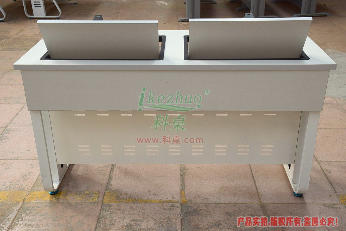 科桌家具,翻轉(zhuǎn)電腦桌,雙人電腦桌,雙人位金屬腳架帶邊框翻轉(zhuǎn)電腦桌K16-C 科桌家具,翻轉(zhuǎn)電腦桌,雙人電腦桌,雙人位金屬腳架帶邊框翻轉(zhuǎn)電腦桌K16-C