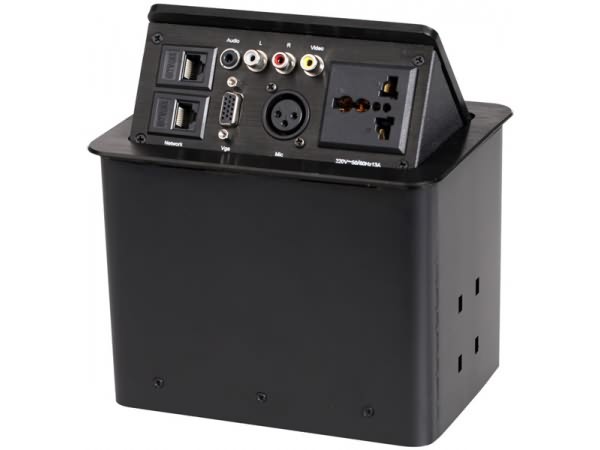 科桌免接線(xiàn)氣動(dòng)式桌面插座KZ-101